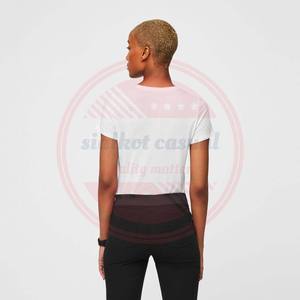 เสื้อกล้ามครึ่งแขนสำหรับโรงพยาบาลผ้าสแปนเด็กซ์คอตตอนโพลีเอสเตอร์คุณภาพสูงสำหรับผู้หญิง - Product Image 4