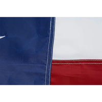 Drapeau américain du Texas de luxe brodé pour l'extérieur, 8x12 pieds, en nylon 210D très résistant avec 2 œillets métalliques