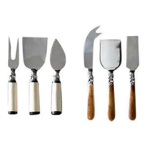 Outils de cuisine coupe-beurre 4 pièces ensemble d'outils à fromage poignée couteau à fromage acier inoxydable et résine couteaux Buttur toutes saisons vente en gros - Product Image 4