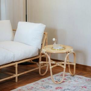 Table basse d'angle de table de rotin naturel Offre Spéciale pour le café et la cour à la maison - Product Image 5