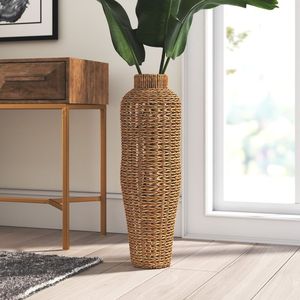 Panier de jardinière en rotin Design fabriqué à la main décoration intérieure et de balcon Pots de fleurs Mini conteneurs de plantes - Product Image 6