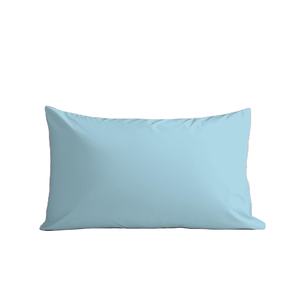 Taie d'oreiller de luxe bleue en polycoton 50x70cm pour hôtel, durable, rectangulaire, motif uni tissé pour usage domestique - Product Image 1