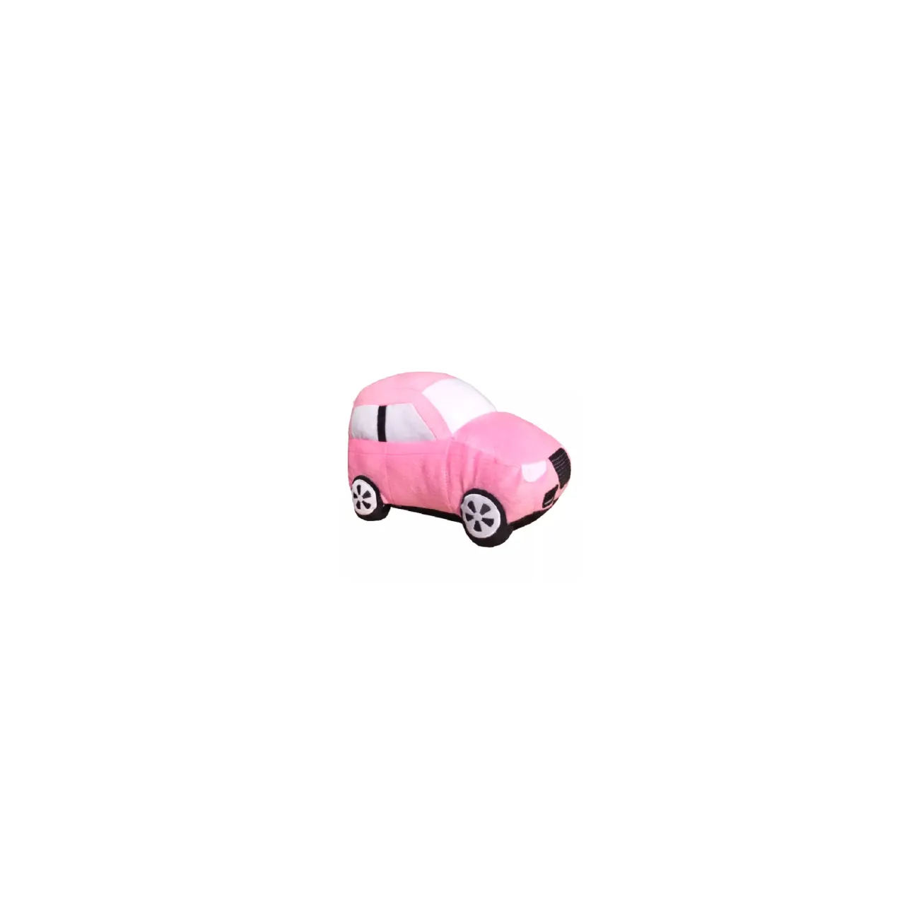 Juguete de peluche de coche rosa para bebé, suave, no tóxico y antialérgico, tela de poliéster