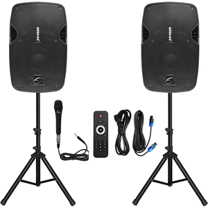 Best High Quality P10A 10 Powered 800w Event Speaker System with <b>Wireless</b> <b>Mic</b> Stand Subwoofer - Product Image 1