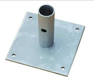 Accessoire d'échafaudage de Jack de Base de vis réglable en acier robuste Q235 pour les pièces d'échafaudage d'échelle de construction d'entrepôt - Product Image 3
