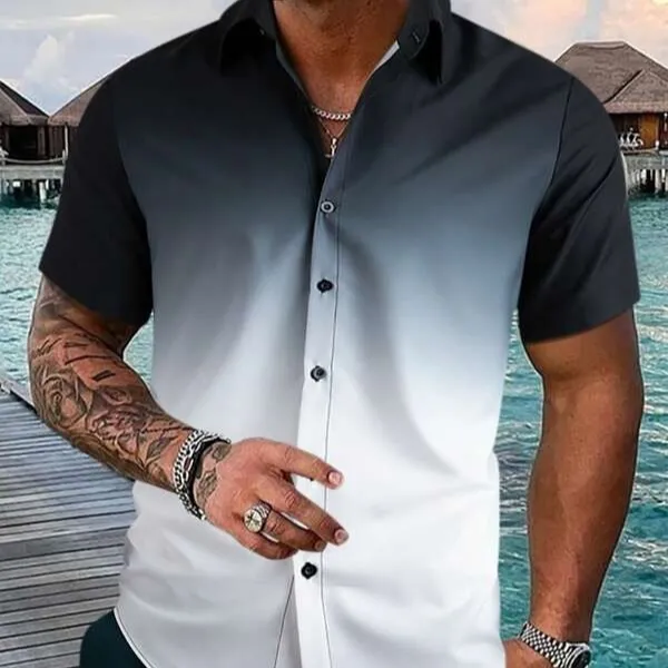 Sublimation Herren Button-Down Shirt Hochwertiges Neuestes Design Herren Plain Buttoned-Down Shirt
