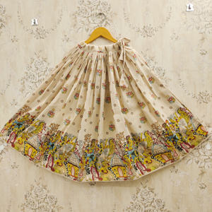 Vêtement ethnique entièrement cousu, design traditionnel de Jaipur |   Shoryam Fashion Girls Lehenga Choli 2-8 ans Polyester Infroissable - Product Image 6