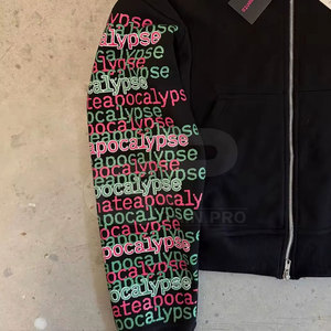 Sweat à capuche chaud imprimé bouffant pour homme Streetwear d'hiver et tenues décontractées confortables Sweat à capuche imprimé bouffant graphique audacieux - Product Image 6