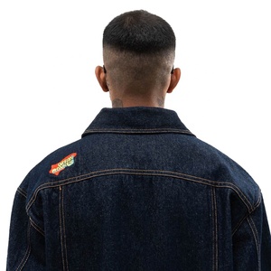 2026 Men Patchwork <b>Jeans</b> Jacket Low MOQ Men Patchwork <b>Jeans</b> Jacket New Arrival Men Patchwork <b>Jeans</b> Jacket - Product Image 6