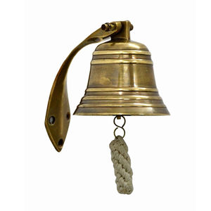 <b>Nautical</b> Cast Brass Ship's <b>Decorative</b> Bell - Product Image 5