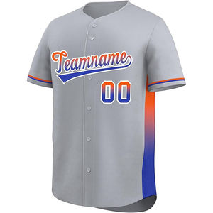 Personalizado Color sólido Sublimación completa Imprimir Equipo Béisbol Jersey Fábrica al por mayor Uniforme de béisbol Proveedor de Pakistán - Product Image 3