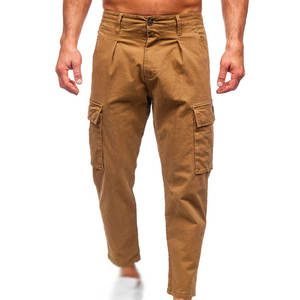 Pantalones cargo extragrandes para hombre, estilo urbano, pantalones utilitarios, ropa informal para exteriores - Product Image 4