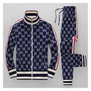Chándales de lana de dos piezas con capucha para hombre, nuevo chándal de terciopelo canario informal ajustado para hombre - Product Image 5