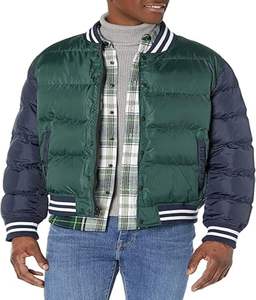 Chaquetas universitarias atractivas al por mayor, chaquetas universitarias OEM, chaqueta de talla grande personalizada para hombre, cuero bordado de estilo largo para invierno - Product Image 1