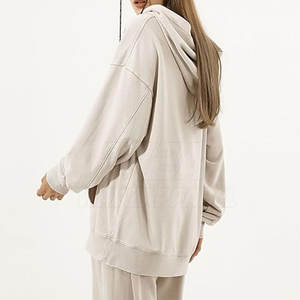 OEM superventas hecho a medida transpirable diseño personalizado Pull Up sudaderas con capucha de gran tamaño de los hombres de moda sudaderas con capucha de gran tamaño - Product Image 5