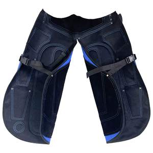 Tablier de maréchal-ferrant de qualité supérieure, tablier de maréchal-ferrant en cuir Cordura et daim, chaps de maréchal-ferrant avec 4 poches pour couteaux - Product Image 5