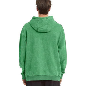 Custom Bulk Acid Wash Hoodie for Men Oversized Vintage Streetwear Pullover Fashion Hoodies Factory Wholesale <b>Maker</b> - Product Image 4