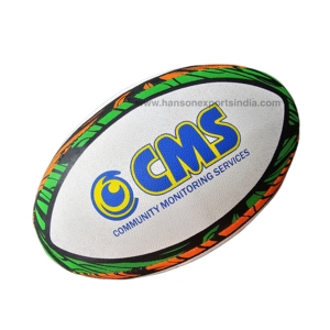 Ballon de rugby/football personnalisé 2026 en caoutchouc synthétique écologique avec logo, haute rétention d'air, vessie anti-fuite, taille personnalisable, pour le sport - Product Image 6