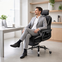 Fabricante de Sillas de Oficina Reclinables, Mecanismo de Reposapiés, Asientos para Juegos de Computadora, Proveedor Comercial, Exportación al por Mayor, OEM, Venta al por Mayor