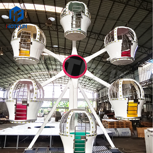 Hotfun Grande Roue Miniature <span class=keywords><strong>à</strong></span> 6 Cabines, Nouvelles Attractions de <span class=keywords><strong>Parc</strong></span> d'Attractions, Manège pour Enfants <span class=keywords><strong>à</strong></span> Vendre - Product Image 5