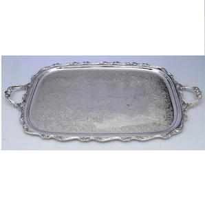 Gran Venta de bandeja para servir pizza, aleación de aluminio con asa, vino portátil, bandeja para servir cruda personalizada, mesa de Metal para café, uso doméstico - Product Image 2