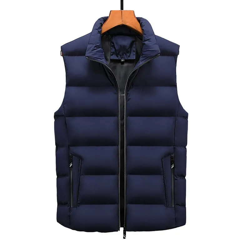 Nouvel arrivage en gros de gilets bouffants respirants pour hommes vêtements d'extérieur décontractés pour hommes gilet en polyester de haute qualité avec logo personnalisé