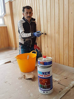 ISONEM VIDRIO LIQUIDO Matériau transparent d'étanchéité et de revêtement pour béton, carrelage, bois, pierre PRIX NÉGOCIALE