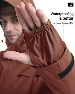 เสื้อแจ็คเก็ตกันลมกันฝนสำหรับฤดูหนาว ผ้าเคลือบกันน้ำ Gore-Tex WindStopper ระดับ 10,000 มม. สำหรับกิจกรรมกลางแจ้ง - Product Image 5