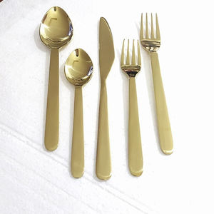 Couverts en acier inoxydable, nouveau design, idéal comme cuillère à dîner, à dessert ou à servir pour les maisons, les restaurants ou la restauration - Product Image 4