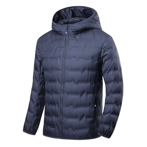 Chaqueta Acolchada Ligera con Capucha para Hombre, para Otoño, Cálida en la Parte Delantera, para Senderismo, Campamento, Escalada y Trekking - Product Image 3