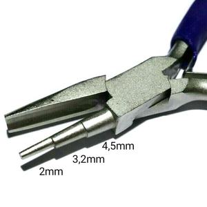 Alicates escalonados cóncavos y de punta redonda de 5-1/2 "para envolver alambre, fabricación de joyas. Hecho por Zarnab Surgical - Product Image 1