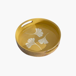 Plateau de service en bois fabriqué à la main avec bois MDF et plateau décoratif Meena Work Top avec artisanat en résine peinte à la main - Product Image 1