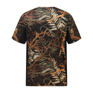 Camiseta de Hombre con Estampado de Palmeras, Selva y Camuflaje Real Tree, Talla Grande, Cuello Redondo, Ecológica, Transpirable, de Secado Rápido y Ajuste Holgado - Product Image 2