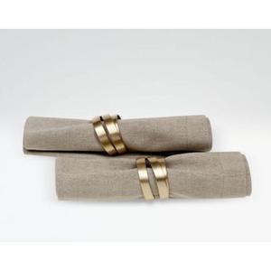 ชุดผ้าเช็ดปากสแตนเลส2ชิ้นเหมาะสำหรับการตกแต่งโต๊ะแบบร่วมสมัย - Product Image 1