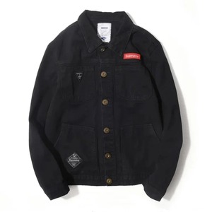 Personnaliser 100% coton Denim hommes vestes Premium en gros veste pour hommes élégant délavé Jeans homme vestes - Product Image 2