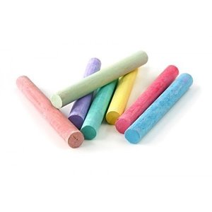 Lot de 120 craies géantes non toxiques lavables sans poussière pour trottoir en 10 couleurs (120 pièces) craies colorées non toxiques sans poussière - Product Image 3