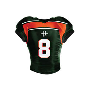 Uniforme de football américain de qualité professionnelle, manches courtes, design respirant pour le jour du match ou l'entraînement, avec service OEM élégant - Product Image 5