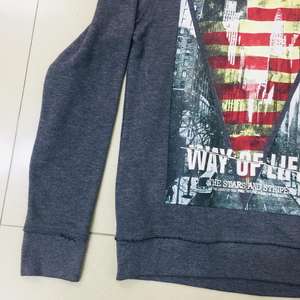 Sudadera con Capucha Corta de Media Cremallera para Hombre, de Alta Calidad, Poliéster/Algodón, 320g, Corte Regular, Estilo Urbano, Felpa, Ecológica, Lisa, Personalizable - Product Image 4