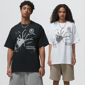 เสื้อยืดแขนสั้นผู้ชายผ้าฝ้าย 100% ทรงปกติ สวมใส่สบาย ระบายอากาศได้ดี แห้งเร็ว เป็นมิตรกับสิ่งแวดล้อม ป้องกันรอยยับ - Product Image 3