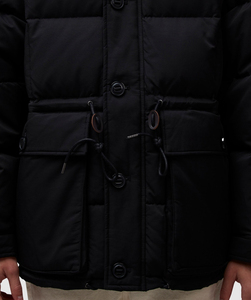 Veste matelassée à capuche pour homme en gros 2026, fermeture éclair sur le devant, logo, imperméable, respirante, hiver, extérieur, extrêmement chaude, faible MOQ - Product Image 5