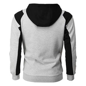 Fabricant Logo personnalisé Sweats à capuche Capuche noire Poids lourd 100% Polyester Couleur unie Sweat à capuche surdimensionné à fermeture éclair de haute qualité - Product Image 4