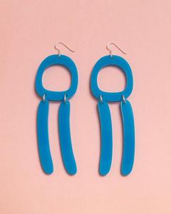 Boucles d'oreilles femmes été bohème mode boucles d'oreilles exagérer géométrie multicolore boucles d'oreilles en gros en vrac Stud BY HF CRAFTS - Product Image 1