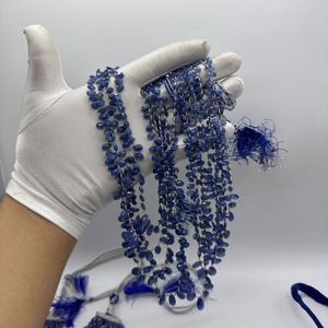 พลอยไพลินสีน้ำเงินธรรมชาติคุณภาพสูงทรงหยดน้ำขนาด 3x5 มม. ถึง 7x12 มม. - Product Image 2