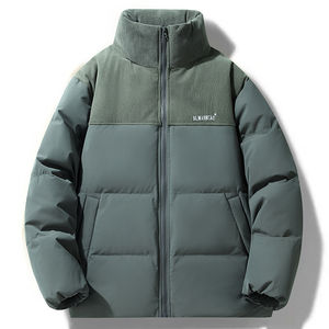 Veste d'hiver épaisse et chaude en duvet de canard blanc à col montant pour homme, design personnalisé OEM, couleur assortie - Product Image 3