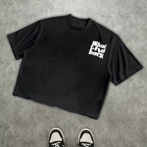 T-shirt en coton uni en gros pour impression personnalisée, tee-shirt vierge unisexe, fournisseur et fabricant de vêtements en vrac - Product Image 1