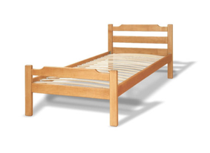 Cama individual de madera de pino de diseño Simple para el hogar, muebles de dormitorio modernos, W-b-5031, a la venta - Product Image 2