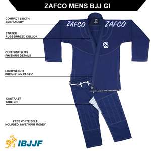Entrenamiento duradero BJJ Gi Premium Brazilian Jiu Jitsu Kimono Uniforme de artes marciales Logotipo personalizado Grappling Suit OEM - Product Image 4