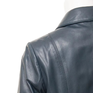 Chaquetas de Cuero Genuino Originales para Hombre, Acolchadas y Tejidas, para Invierno y Otoño, Transpirables, Impermeables, Resistentes al Viento y Ecológicas, en Oferta - Product Image 6