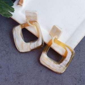 ต่างหูเขาควายธรรมชาติทำด้วยมือต่างหูเขาควายโบราณสำหรับผู้หญิงเครื่องประดับที่ขายดีที่สุดต่างหูฮอร์นดีไซน์ทันสมัยสำหรับ - Product Image 3