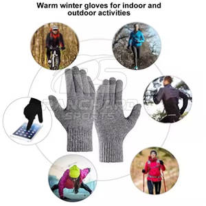 Men <b>Wool</b> <b>Gloves</b> Thermal Knit <b>Gloves</b> Warm Casual Outdoor Men <b>Wool</b> <b>Gloves</b> Winter Outdoor <b>Gloves</b> Soft Warm Knit - Product Image 3